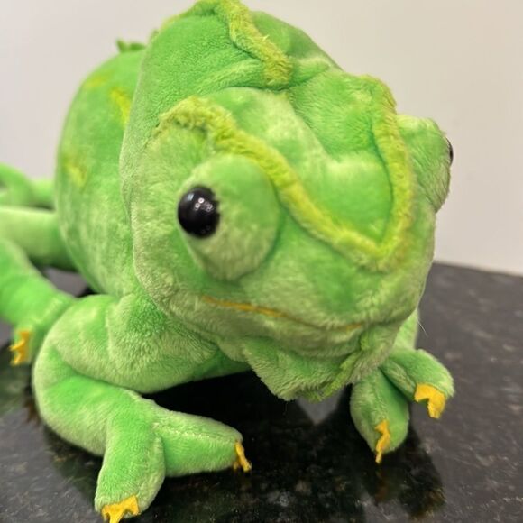 Chameleon Plush Toy - 15 inch Green Stuffed Toys Realistic Chameleon - Picture 2 of 9